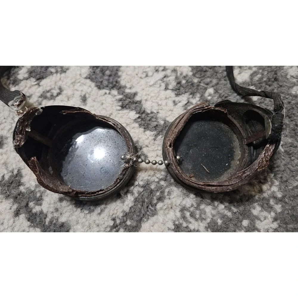 Vintage Bakelite Wilson Welding Goggles Steampunk Cosplay As-Is